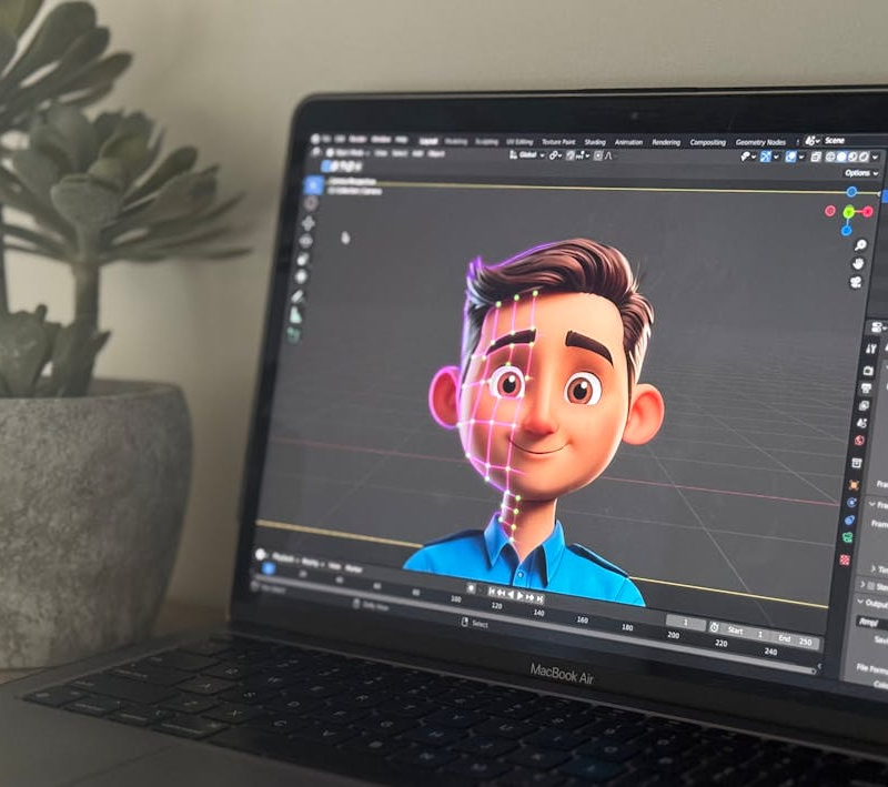 Real-time 3D animation